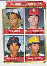 1974 Topps Baseball Cards      607     Leo Foster/Tom Heintzelman/Dave Rosello/Frank Taveras RC